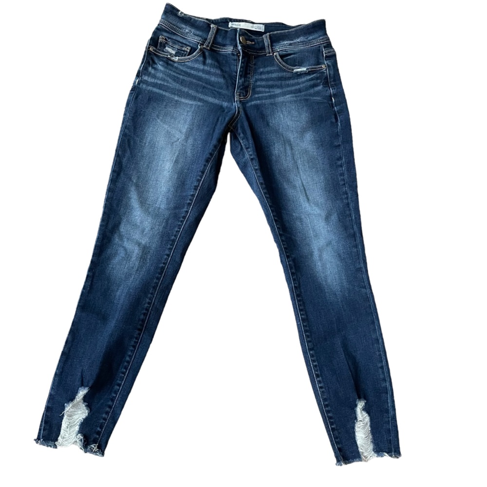 BKE Gaby Curvy Fit Hight Rise Ankle Skinny Jeans Size: 25